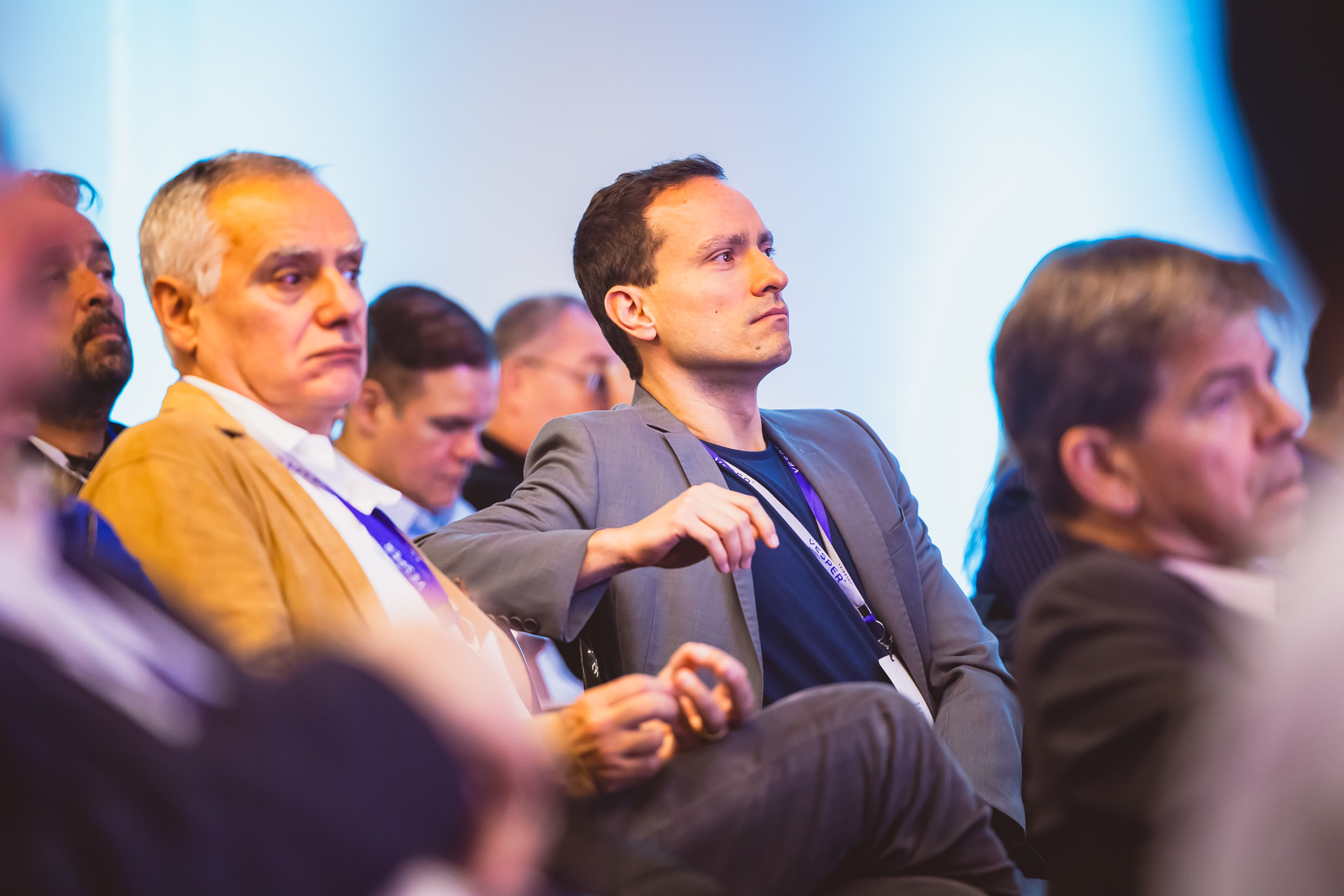Audience during a session