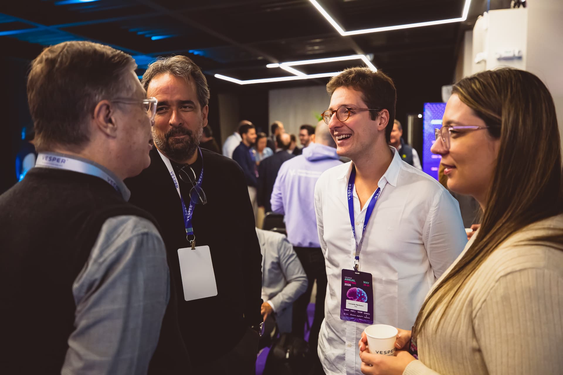 Networking at the venue